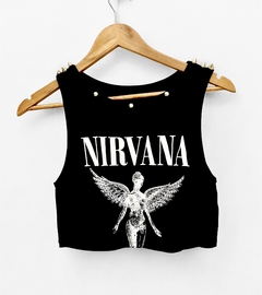 Maxi Cropped spikes NIRVANA - In Utero - comprar online