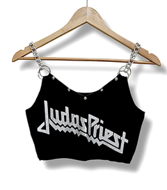 Cropped Judas Priest Glitter - comprar online