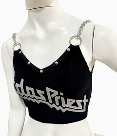 Cropped Judas Priest Glitter - HYSTERIA