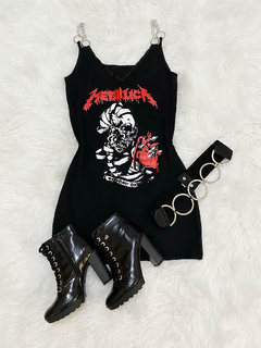 Vestido Justo Metallica - comprar online