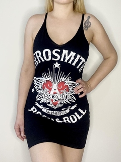 Vestido justinho Aerosmith