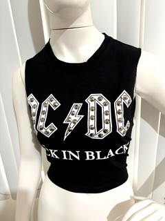 Maxi Cropped AC/DC Chatons - comprar online