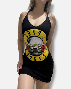 Vestido justinho Guns'N Roses - comprar online