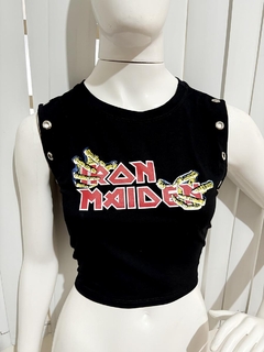 Maxi Cropped Iron Maiden Ilhós