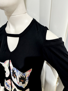 Blusa Manga longa KISS Gatinhos - loja online