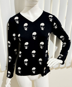 Blusa Manga longa Skull - comprar online