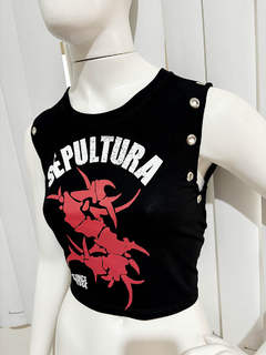 Maxi Cropped Sepultura Ilhós - comprar online