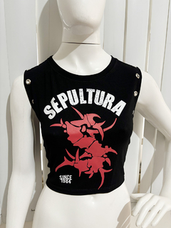 Maxi Cropped Sepultura Ilhós na internet