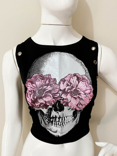 Maxi Cropped Skull Delicat - comprar online