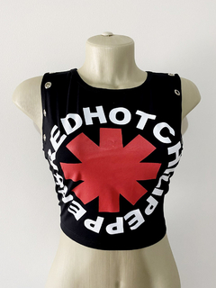 Maxi Cropped Red Hot Chili Peppers - comprar online