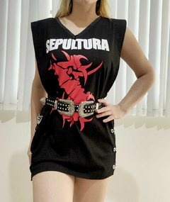 Maxi Blusa Sepultura - comprar online