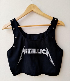 Cropped Metallica Glitter na internet