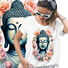 Buda com flores em cor pastel - comprar online