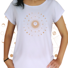 Babylook sol , lua e signos frente e verso - comprar online