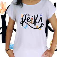 Babylook Reiki beija flor e borboletas