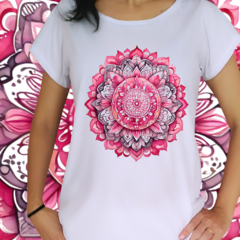 Babylook - Mandala cor de rosa