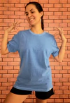 Camiseta Unissex algodão orgânico Azul - comprar online