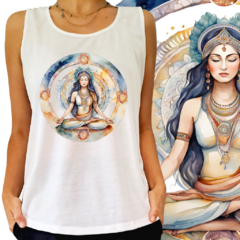 Mandala com deusa meditando - comprar online