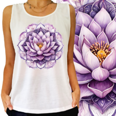 OUTLET Regata Tam GG Flor de lótus Lilás - comprar online