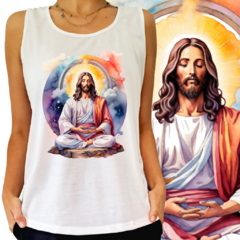 Jesus fundo aquarelado - comprar online