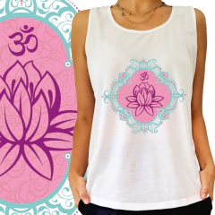 Mandala rosa com OM na internet