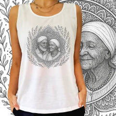 Mandala dos pretos velhos com folhagem - loja online