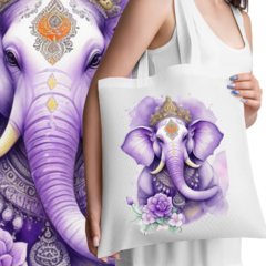 Ecobag Ganesha lavanda