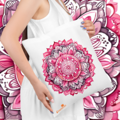 Ecobag Mandala cor de rosa 2