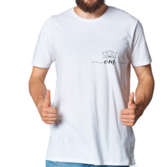 Camiseta masculina/unissex Om lótus basic