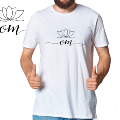 Camiseta masculina/unissex Om lótus