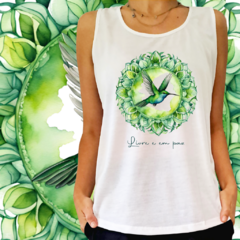 Mandala beija flor - Livre e em paz - comprar online