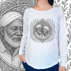 Mandala dos pretos velhos com folhagem - Elementarium | Vista a mudança que deseja ver no mundo!