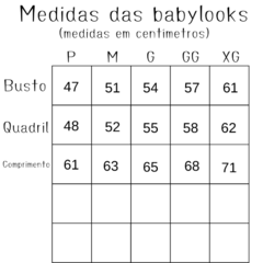 Babylook - Arruda na internet