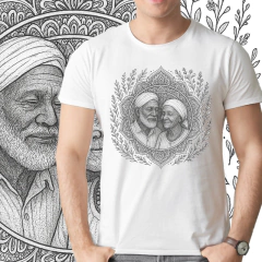 Mandala dos pretos velhos com folhagem na internet