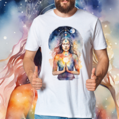 Camiseta masculina/unissex Guardiã Planetária