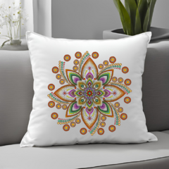 Capa de almofada - mandala aspiral - comprar online