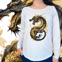 Dragão preto e dourado - comprar online