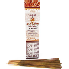 Incenso Goloka Ayurvedic de Massala - Chandan: Energia Espiritual - comprar online