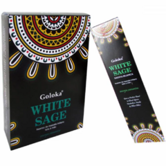Incenso Goloka Linha Black de Massala - White Sage: Energia Xamanica - comprar online