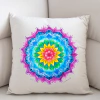 Capa de almofada - Mandala dos chakras - Desenhista Cintia Fernandes