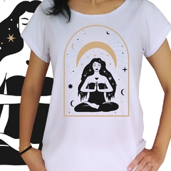 Babylook meditação lua e sol frente e verso - comprar online