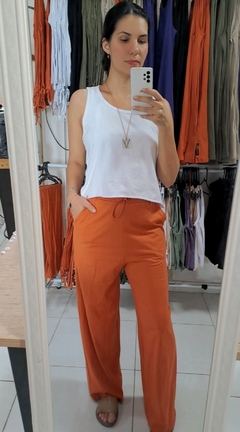 Pantalonas soltinhas em algodão orgânico na internet