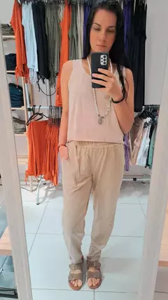 Calça unissex em algodão 100% Orgânico Exclusivo Elementarium