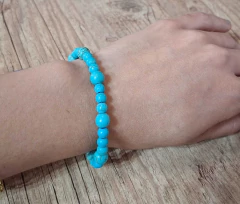 Pulseira/Tornozeleira Turquesa – Energia, Proteção e Estilo na internet