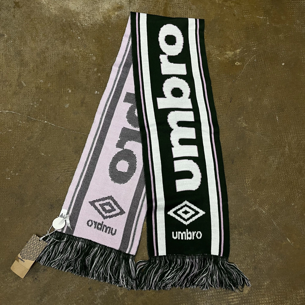 Bufanda Umbro Verde y Rosa