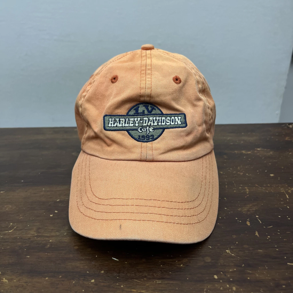 Gorra Naranja Harley Davidson Café Vintage '93