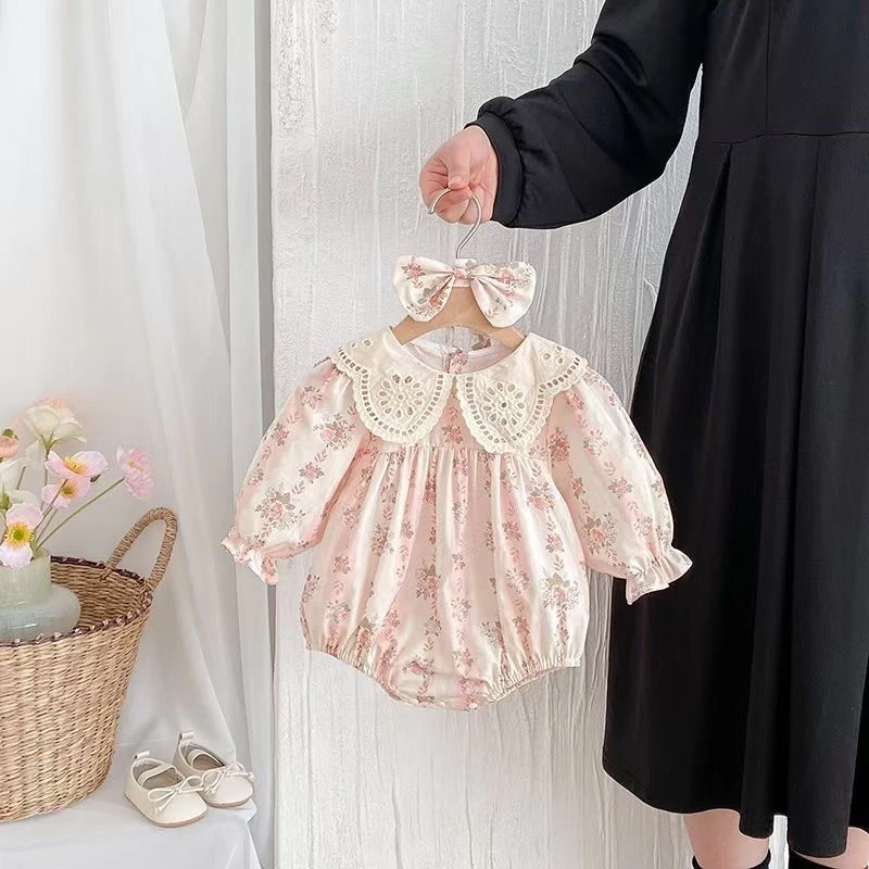 Body Floral Peter Pan con vincha