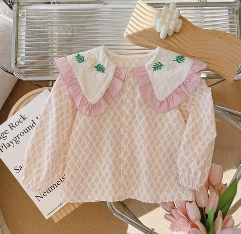 Camisa Rosa Rombos - comprar online