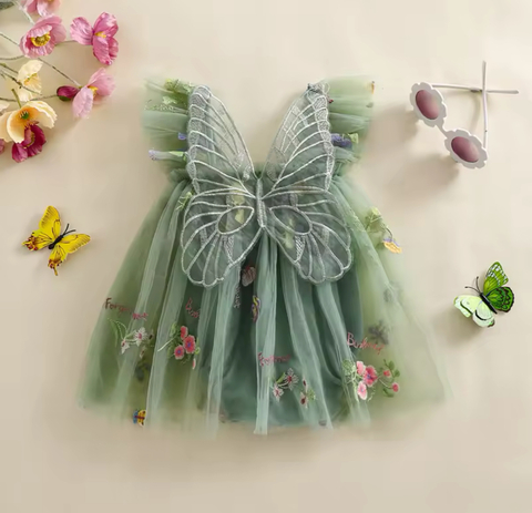 Body Hada Verde con Alas