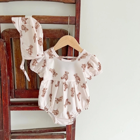 Traje de baño Teddy con gorro